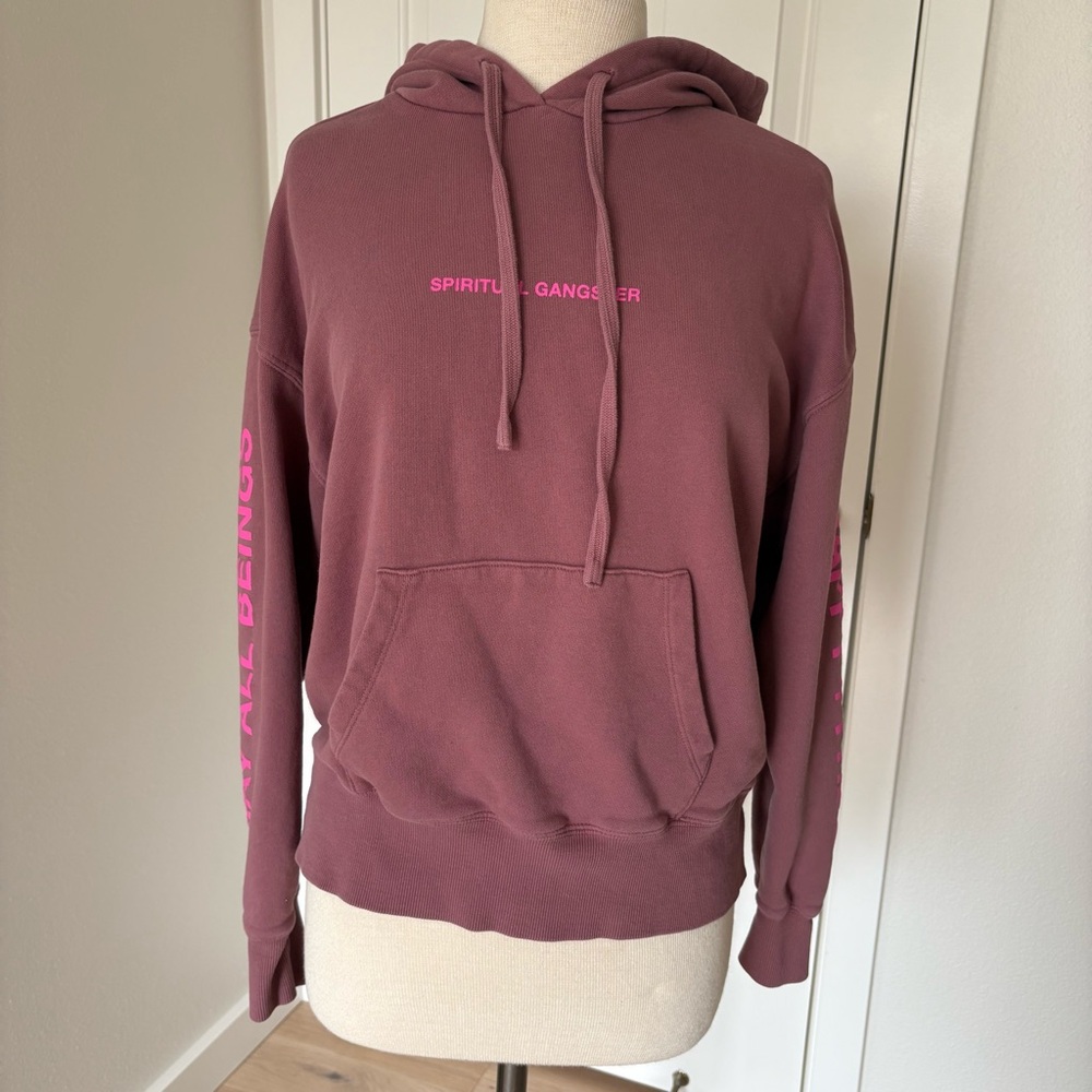 Spiritual Gangster Women's Happy and Free Oversized Hoodie